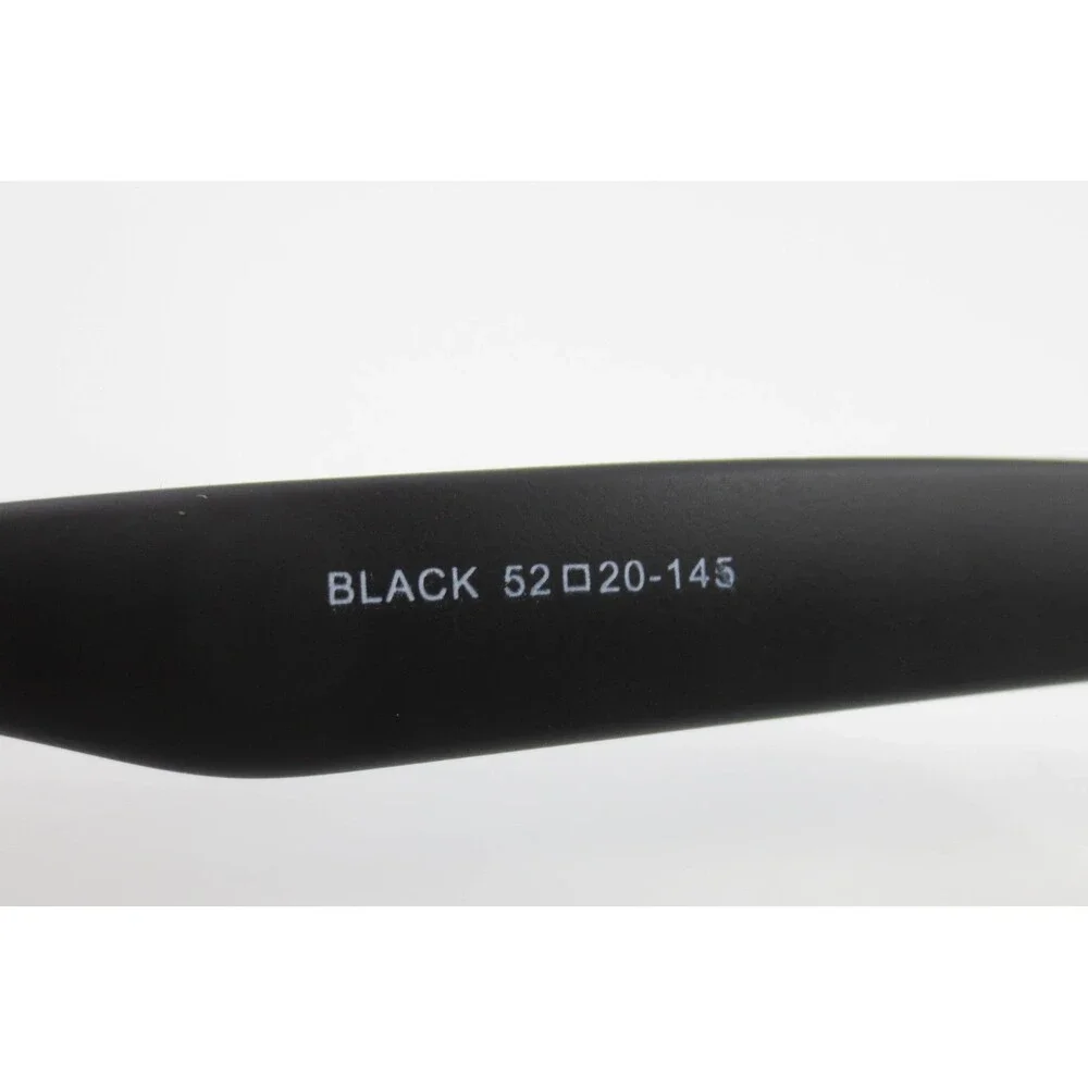 University Capri Eyeglasses Matte Black Wayfarer Frames 52-20-145 36708